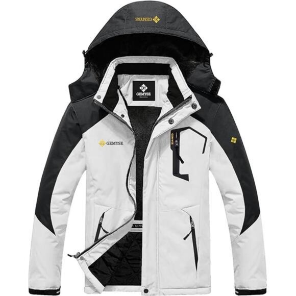 Men's Mountain Waterproof Ski Snow Jacket Winter Windproof Rain Jacket - Picture 7 of 7
